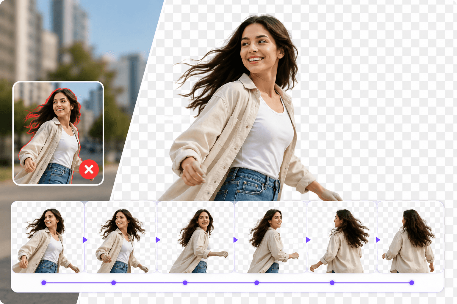 Stable Cutout Across Motion