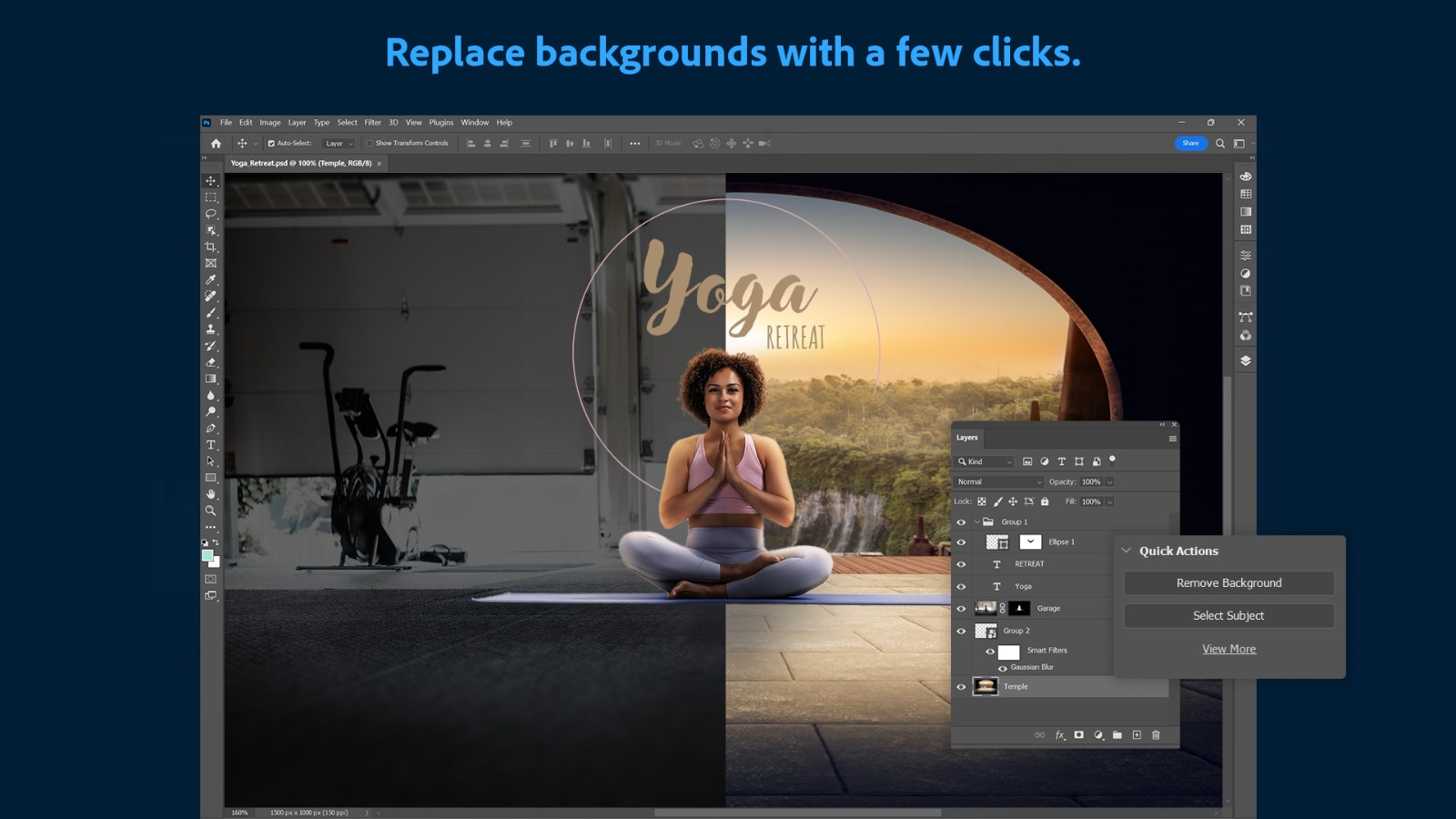 Édition d'Image Adobe Photoshop