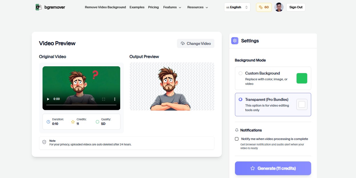 AI Cartoon Video Processing