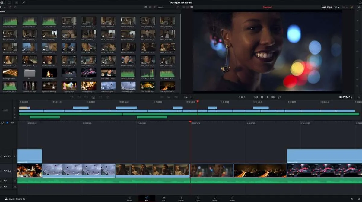 DaVinci Resolve Video Editor