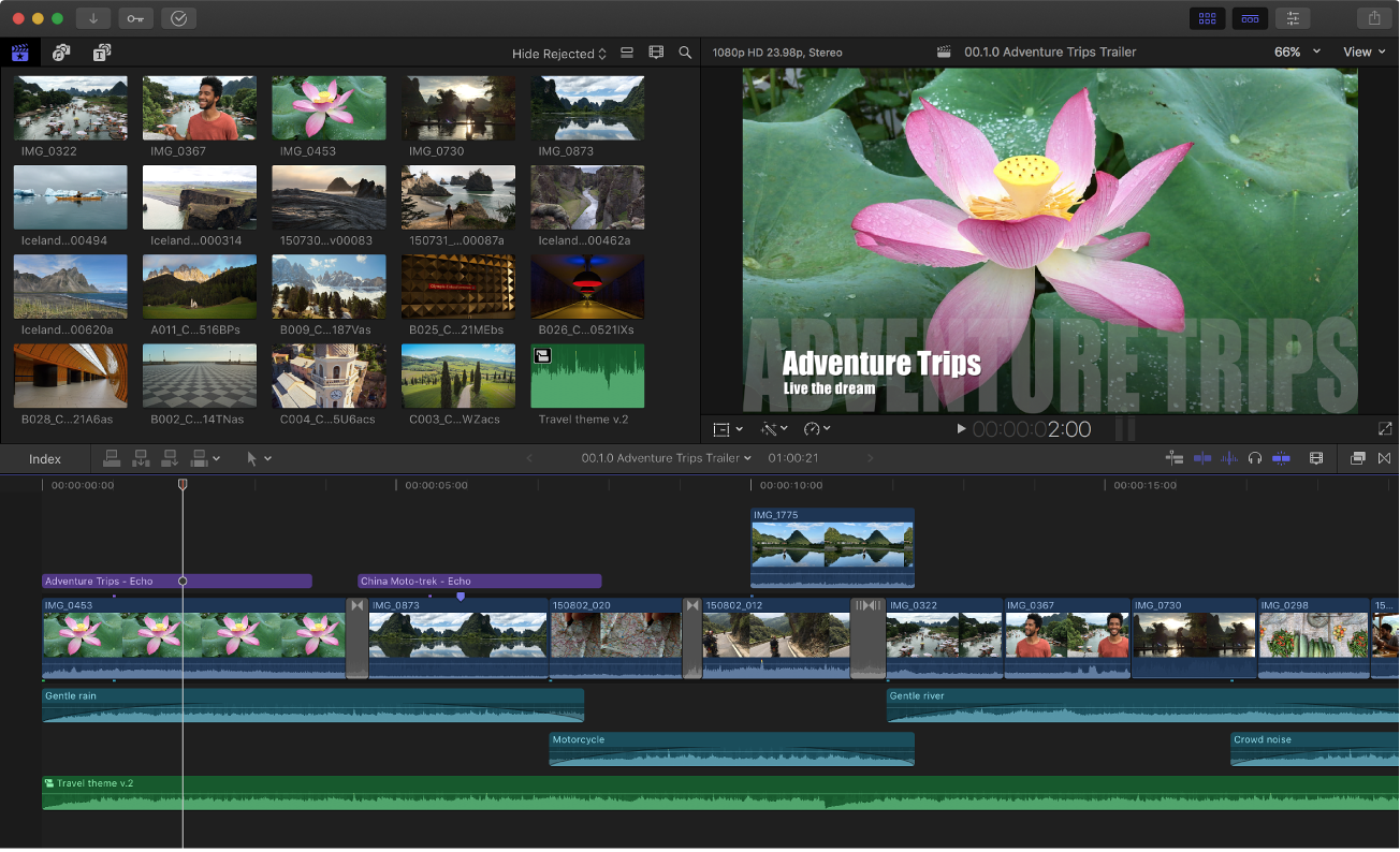 Final Cut Pro Video Editing