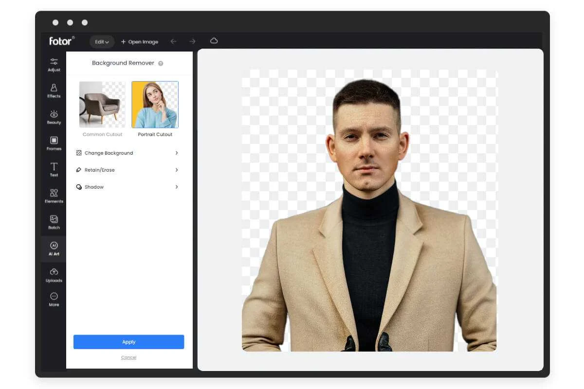 Fotor Background Remover