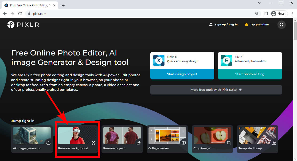 Pixlr Background Remover