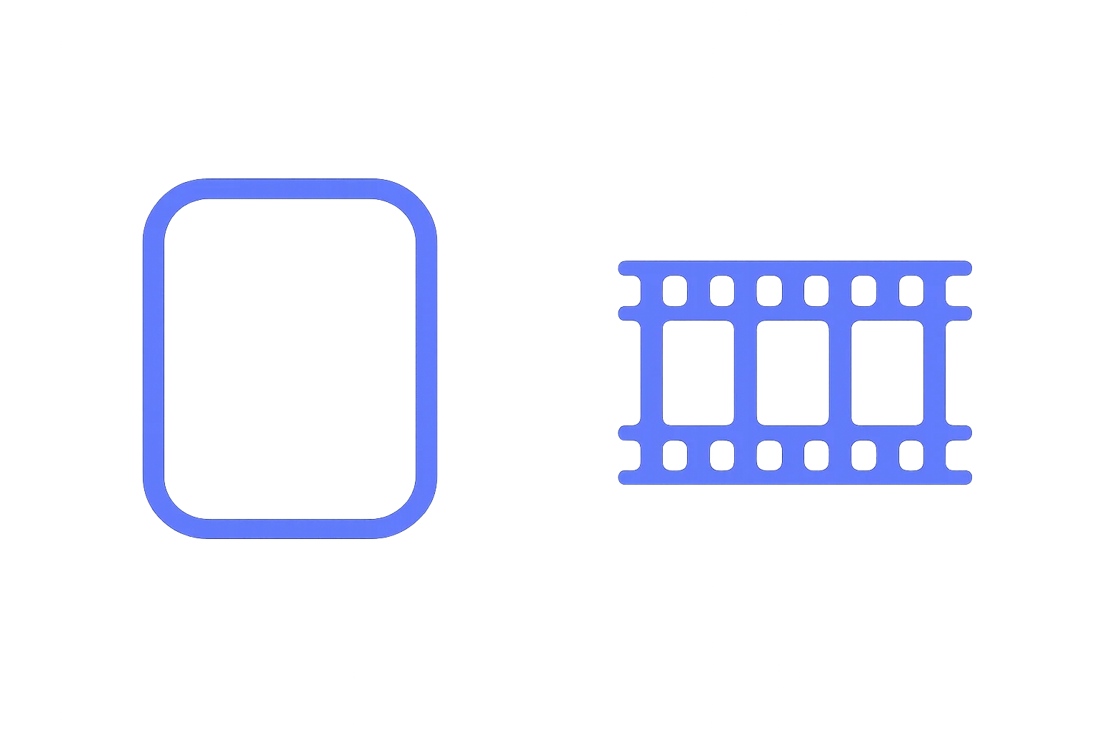 Split illustration comparing image-only background removal versus video background removal