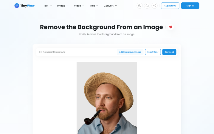 TinyWow Background Remover
