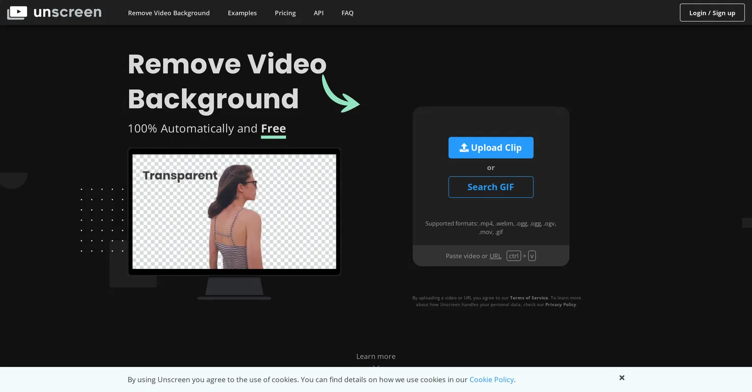 Unscreen Background Remover